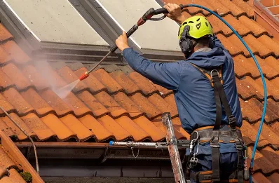 Démoussage et hydrofuge de toiture à Clamanges